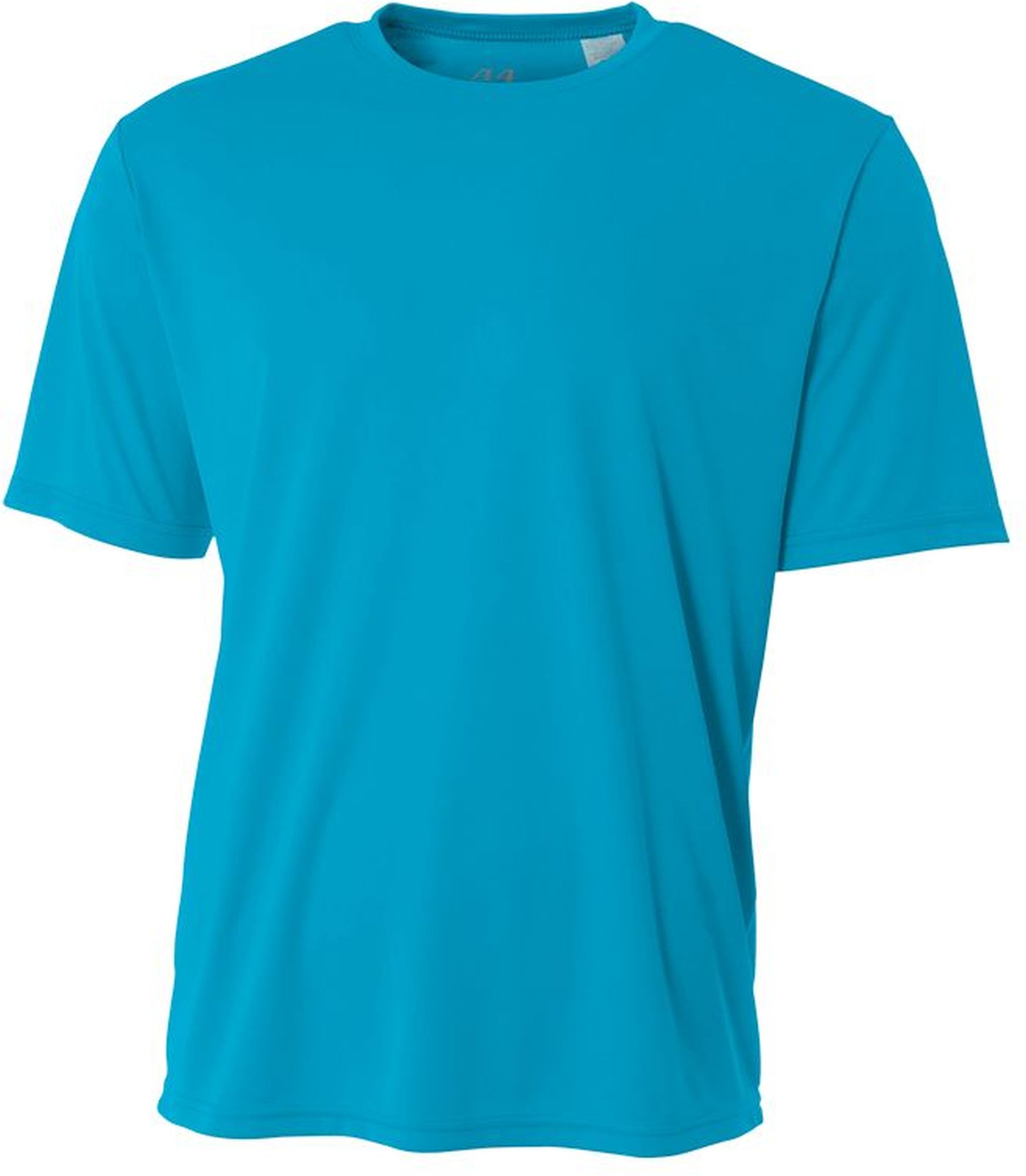 A4 Men's Performance Crew Shirt (Electric Blue)