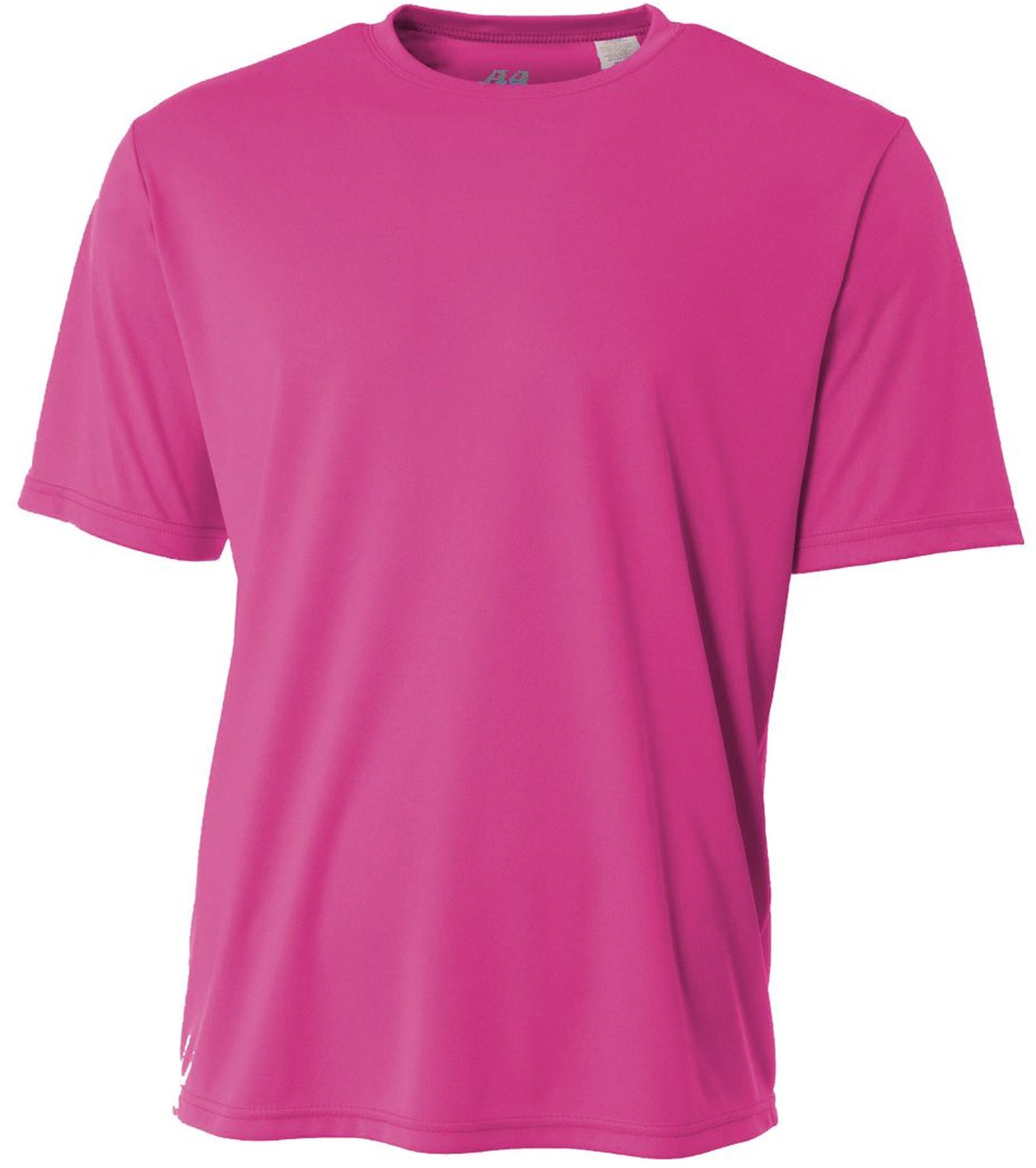 A4 Men's Performance Crew Shirt (Fuschia)