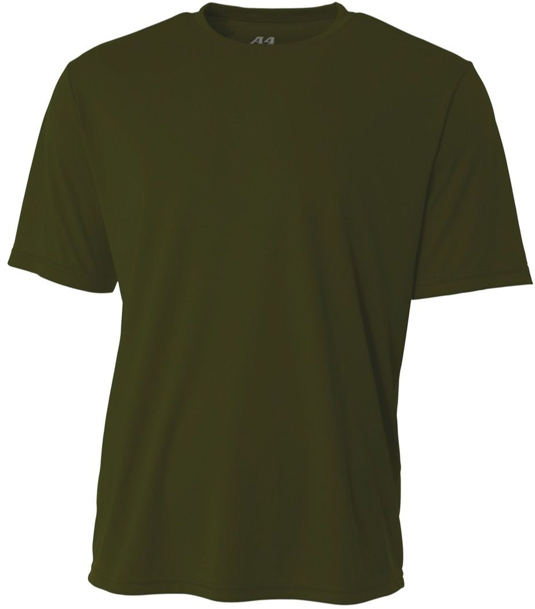 A4 Men's Performance Crew Shirt (Military Green)