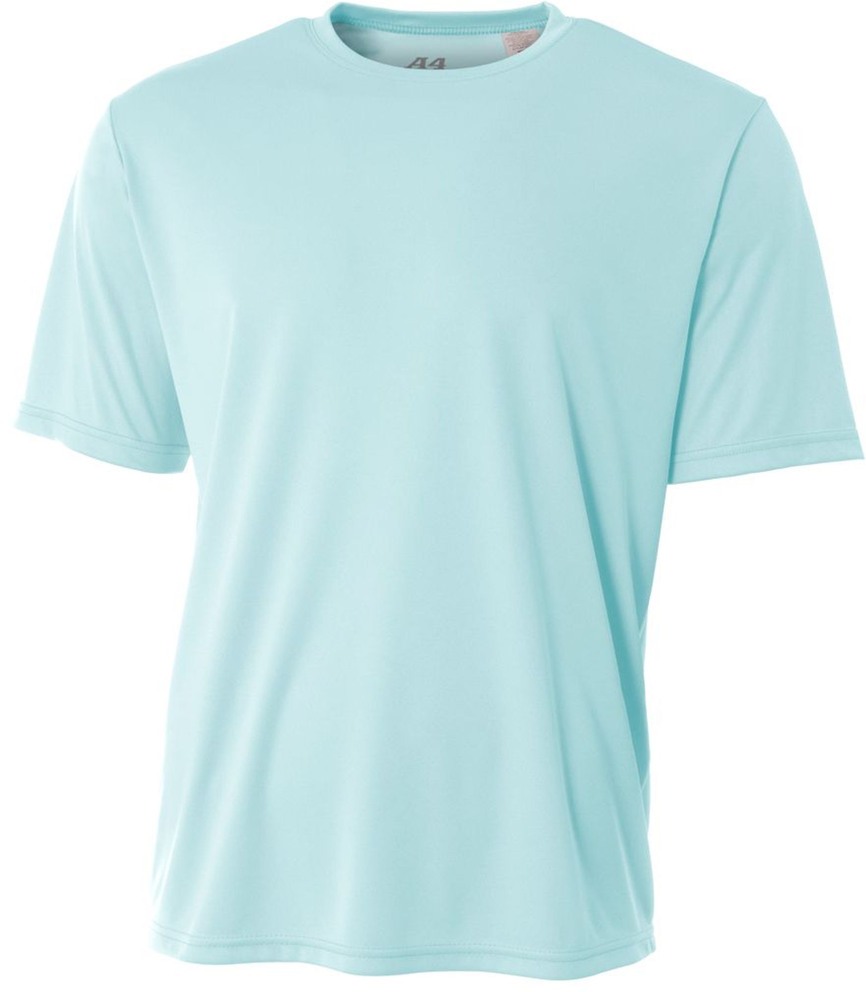 A4 Men's Performance Crew Shirt (Pastel Blue)