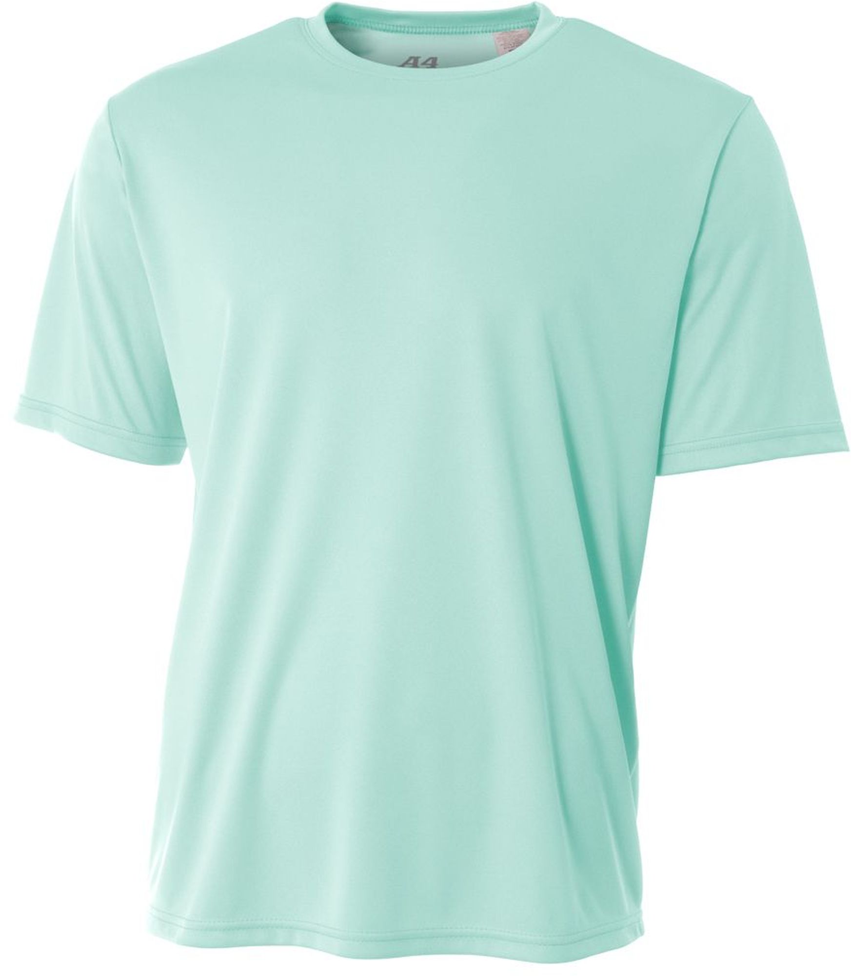 A4 Men's Performance Crew Shirt (Pastel Mint)