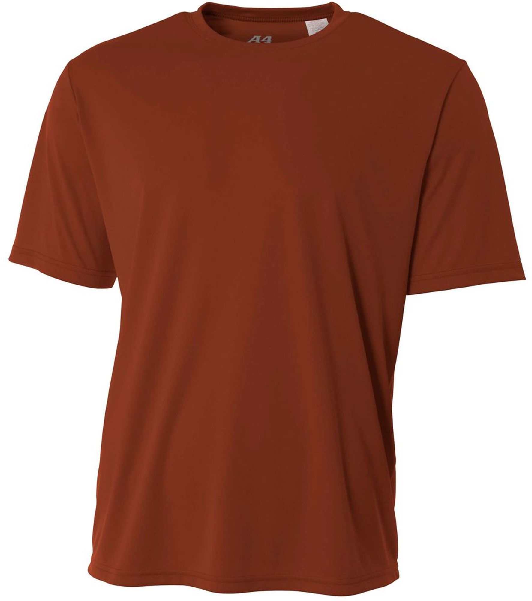 A4 Men&#039;s Performance Crew Shirt (Burnt Orange)