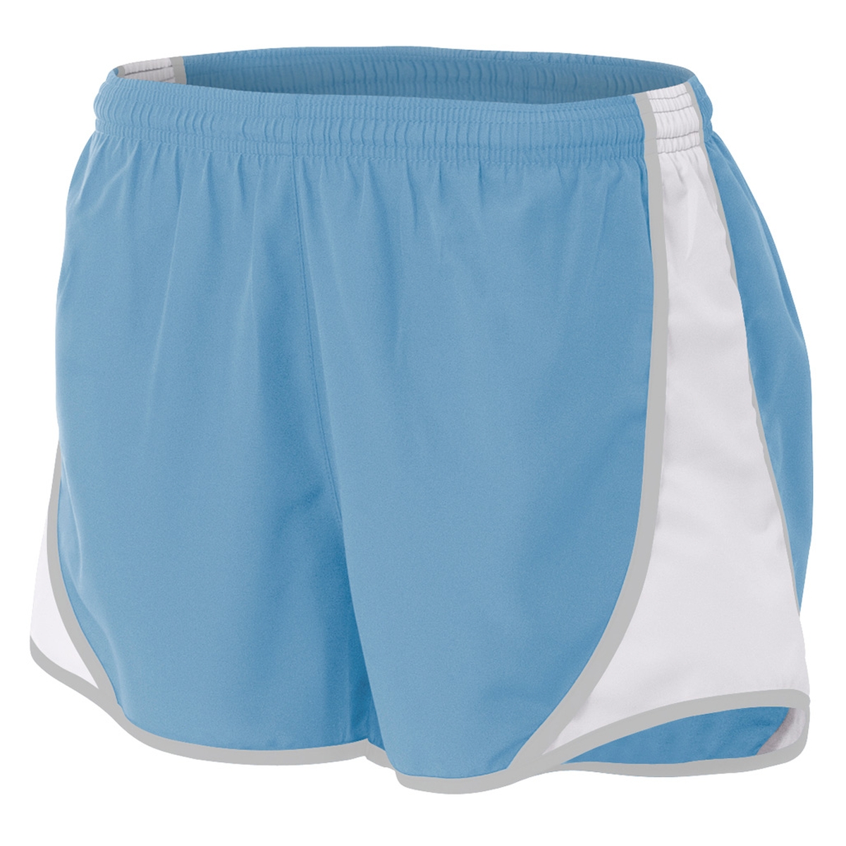 A4 Women's 3 Tennis Speed Shorts (Lt Blue/White)