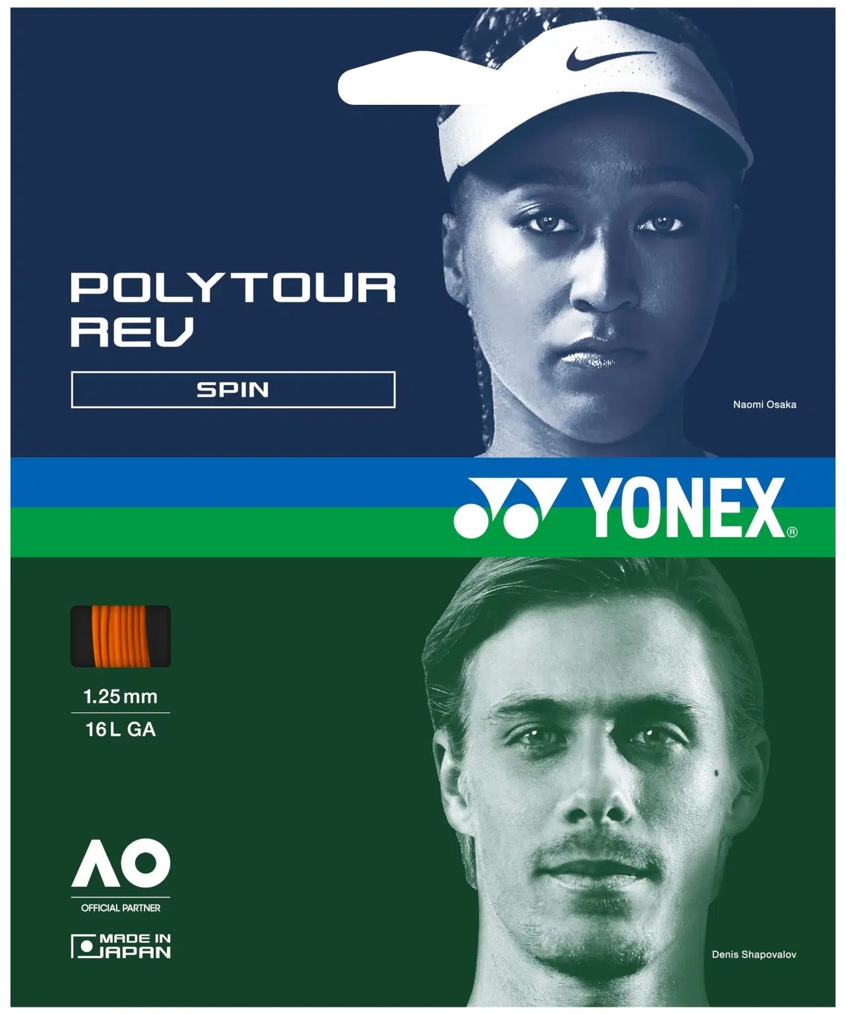 Yonex Poly Tour Rev 1.25 200m Reel - Purple – TennisGear