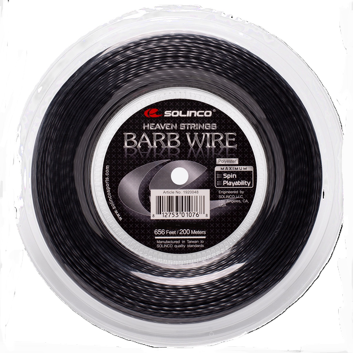 Solinco Barb Wire 17g Tennis String (Reel)