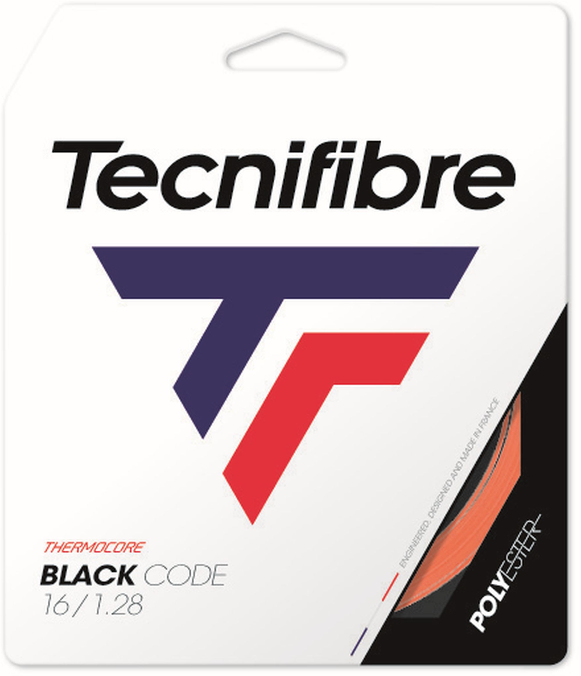 Tecnifibre Black Code Fire 16g Tennis String (Set)