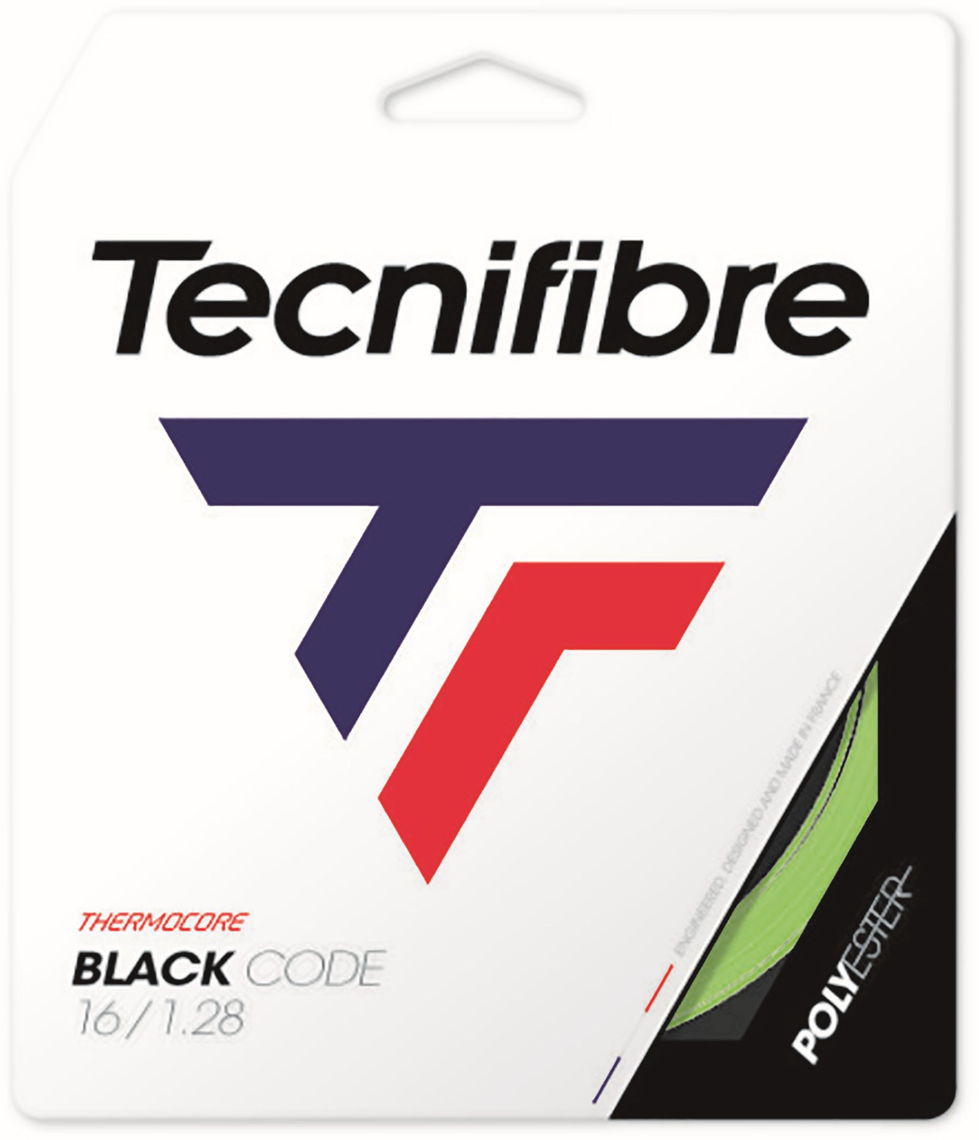 Tecnifibre Black Code Lime 16g Tennis String (Set)