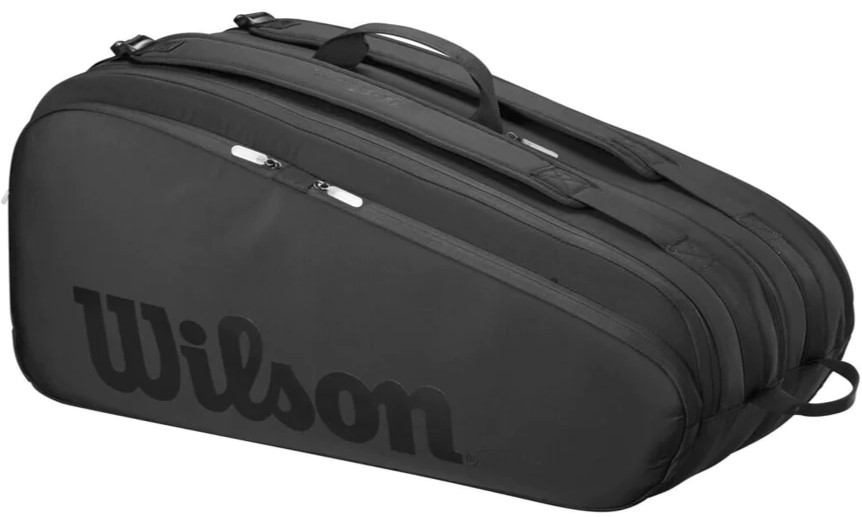 Wilson Noir Tour 12 Pack LTD Tennis Bag (Black) 129.00