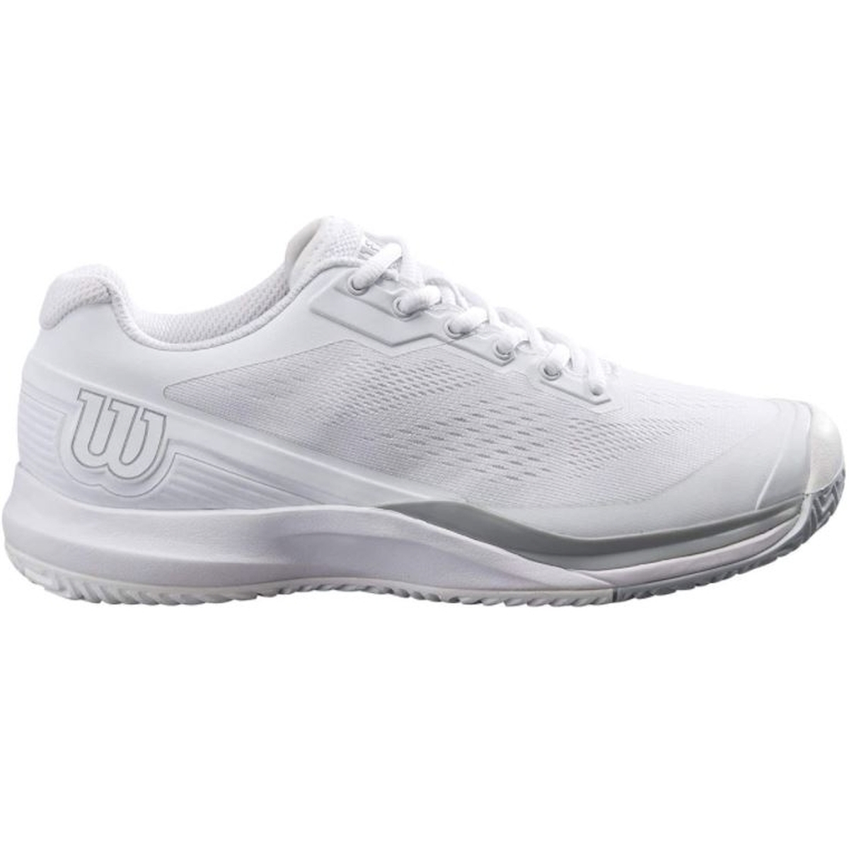 Wilson Women's Rush PRO 3.5 Tennis Shoes (White/White/Pearl Blue)