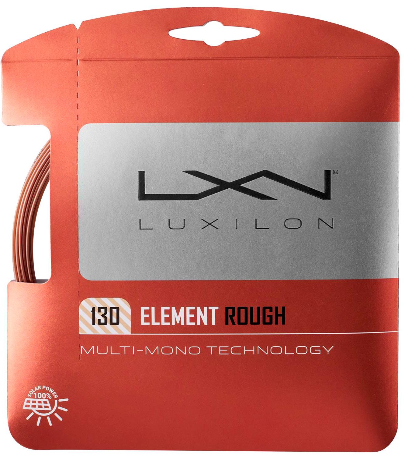 Luxilon Element Rough 130 Bronze Tennis String (Set)