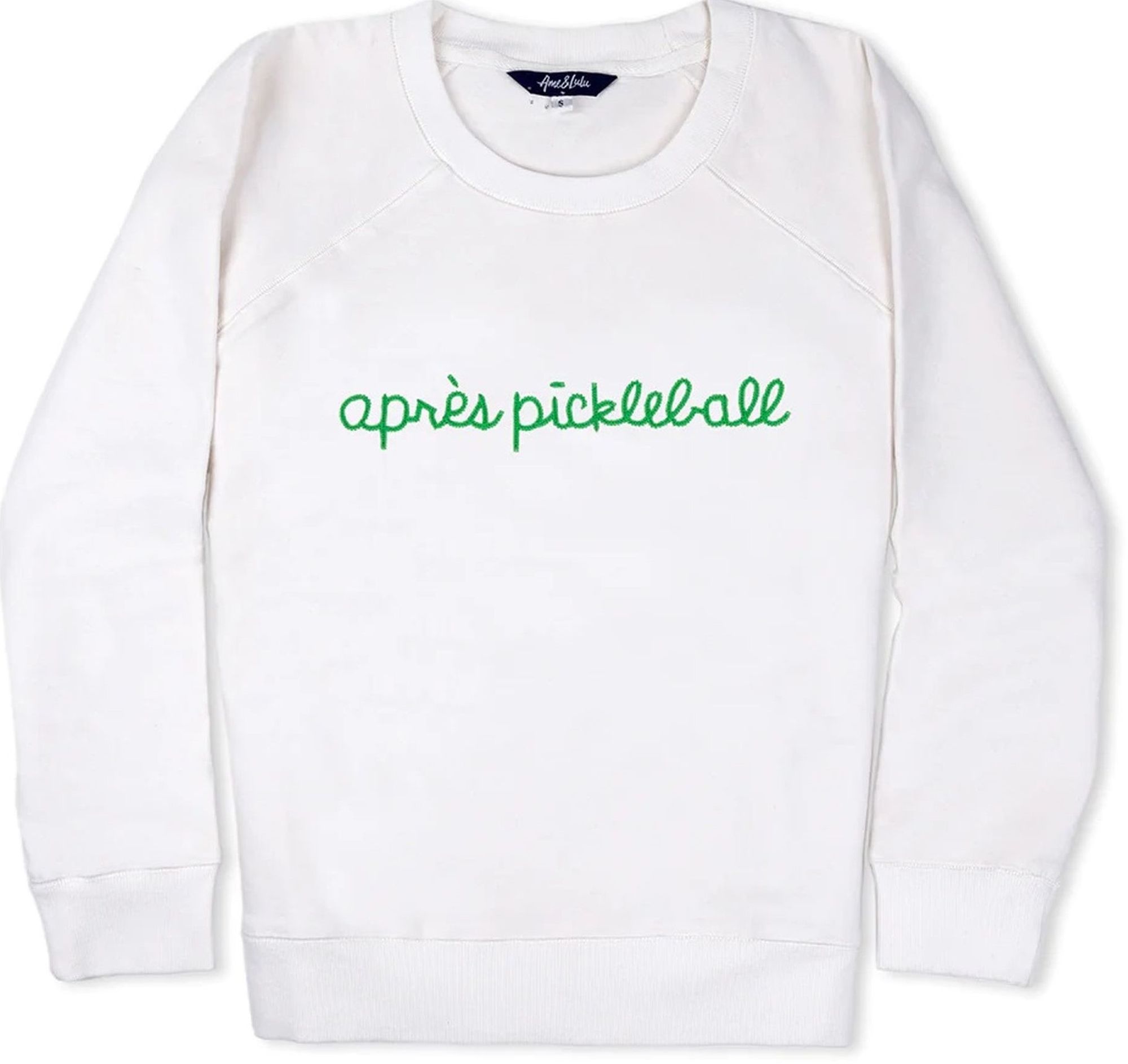 Ame & Lulu Women's Love All AprÃ¨s Pickleball Sweatshirt