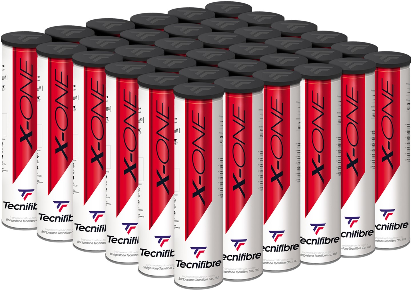 Tecnifibre X-One Tennis Balls (Case of 36 Cans)