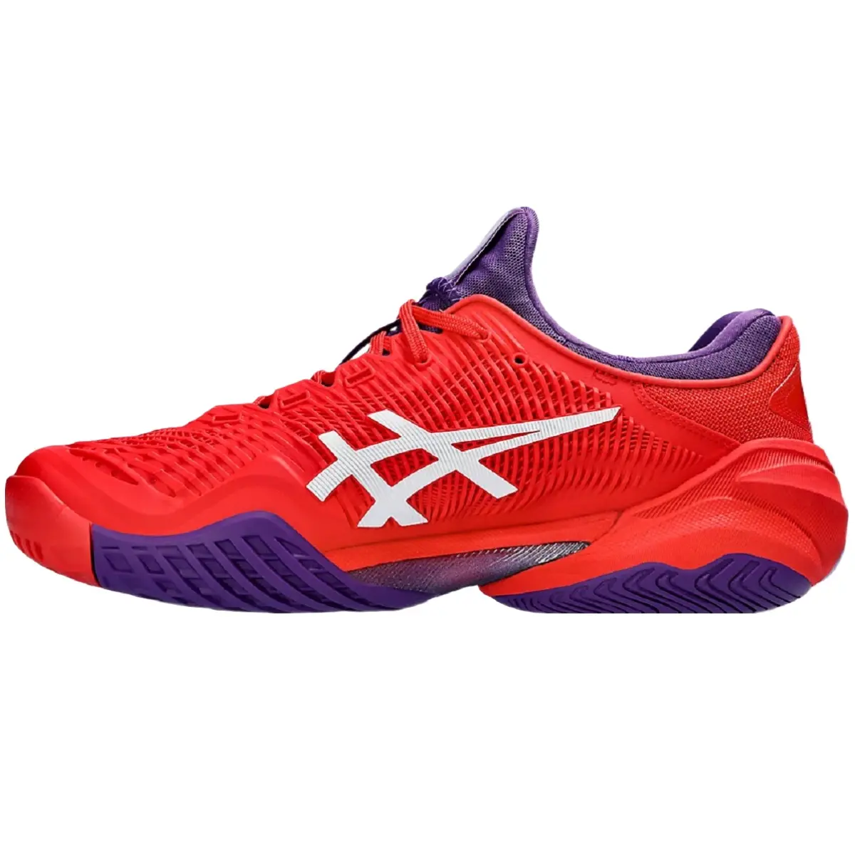 Asics Men's Court FF 3 Novak Tennis Shoes (Classic Red/White)