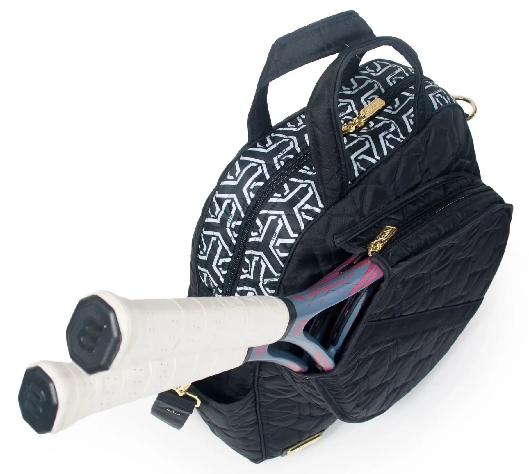 Cinda B Tennis Tote (Jet Set Black)