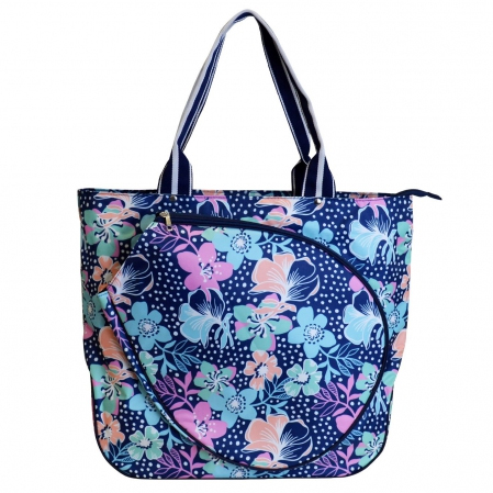 All For Color Midnight Blooms Tennis Tote