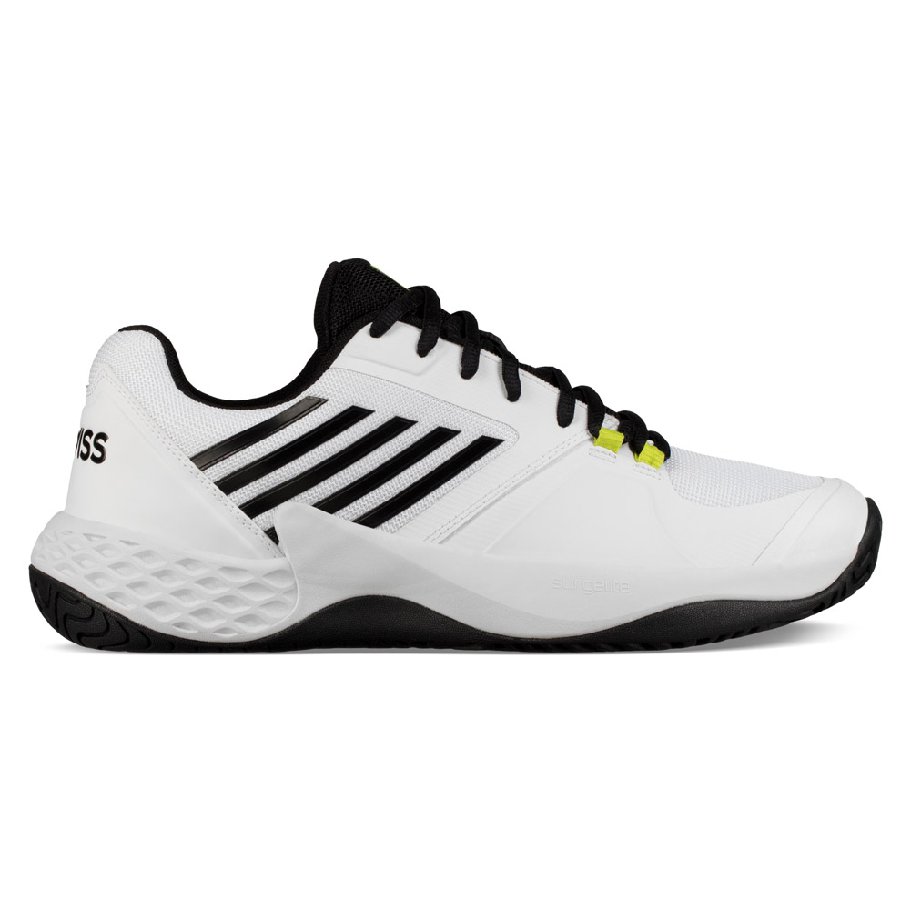 black and yellow mens tennis shoes