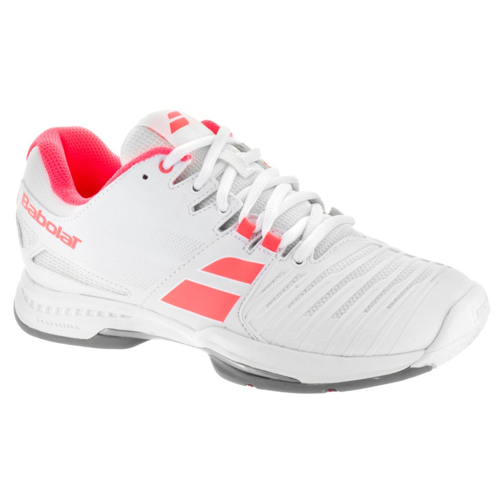 Babolat Women&amp;apos;s SFX2 All Court Tennis Shoes (White/Pink)
