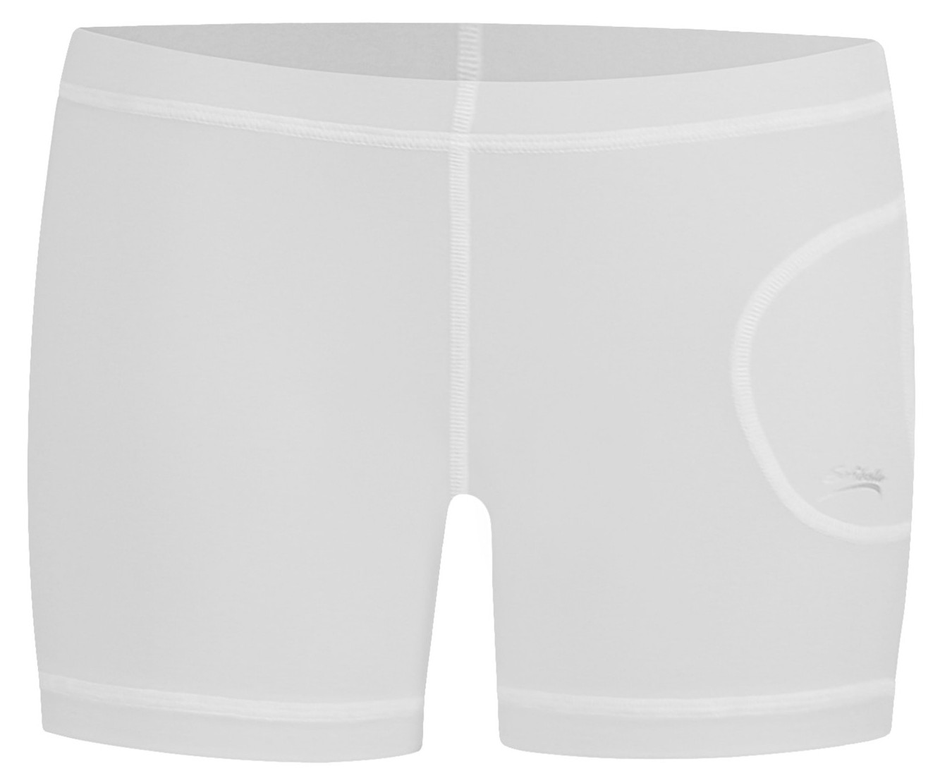 Sofibella Women&amp;apos;s Ball Pocket Tennis Shorties (White)