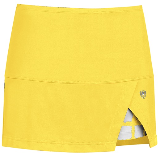 DUC Peek-A-Boo Women&amp;apos;s Power Skirt (Gold/ White)
