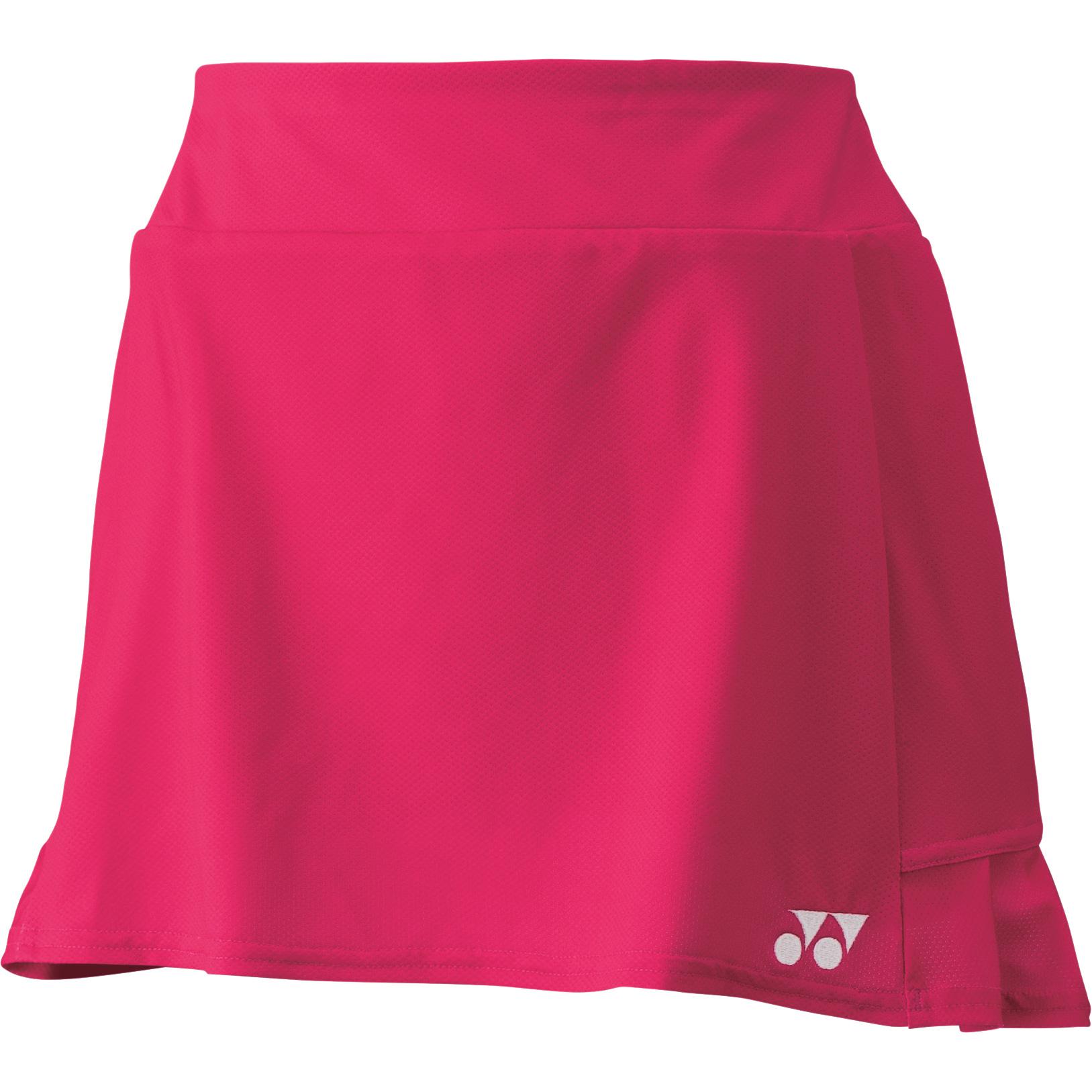 Yonex Women&amp;apos;s Melbourne Tournament Style Tennis Skort (Dark Pink)