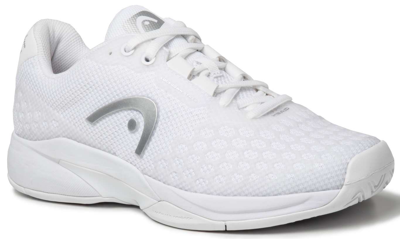Head Women&amp;apos;s Revolt Pro 3.0 Tennis Shoes (White/Silver)