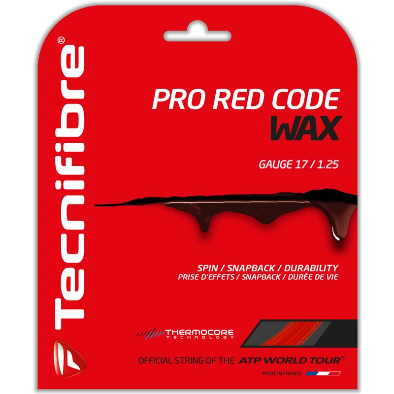 Tecnifibre Pro Red Code Wax 17g Tennis String (Set)