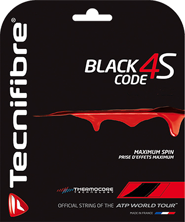 Tecnifibre Black Code 4S 18g Tennis String (Set)