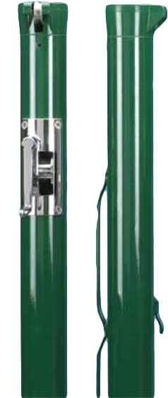 Douglas Premier XS Green Internal Wind Tennis Posts - Stainless Steel Gears