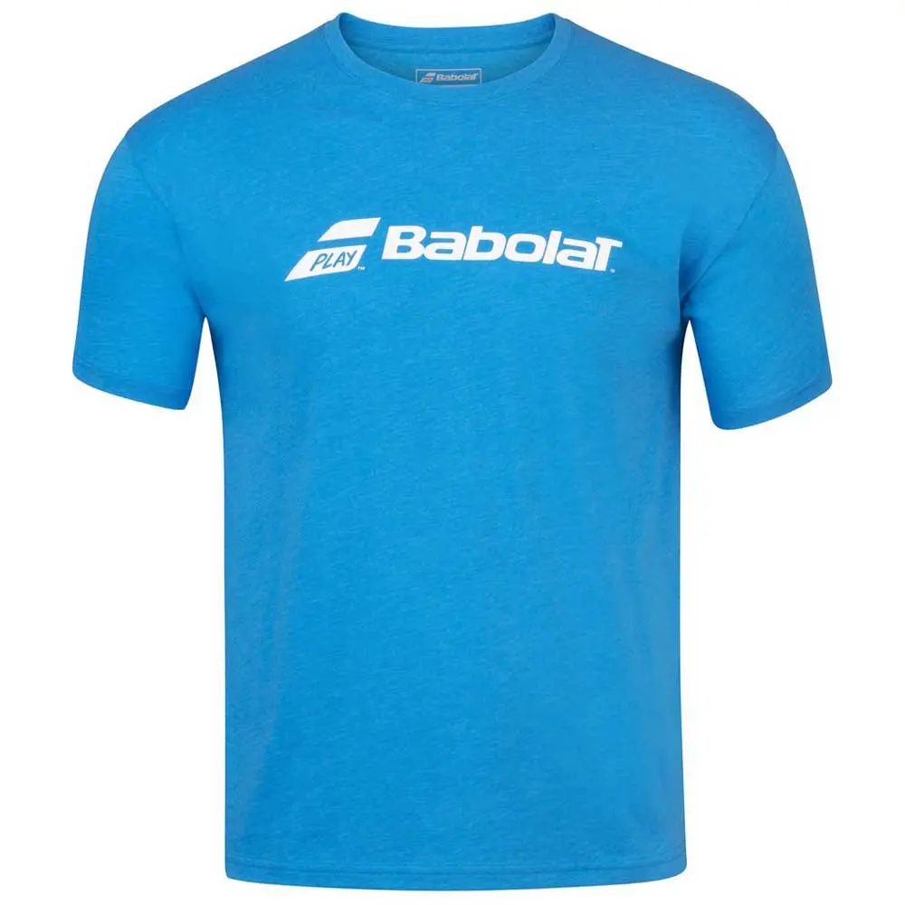 Babolat Men s Exercise Crew Neck Tennis Training Tee Blue Aster