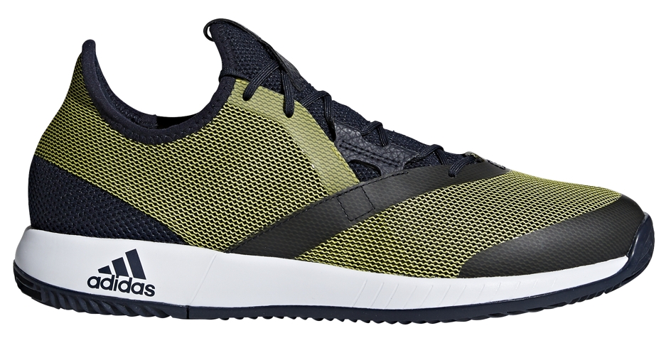 Adidas Men&amp;apos;s Adizero Defiant Bounce Tennis Shoes (Legend Ink/White/Yellow)