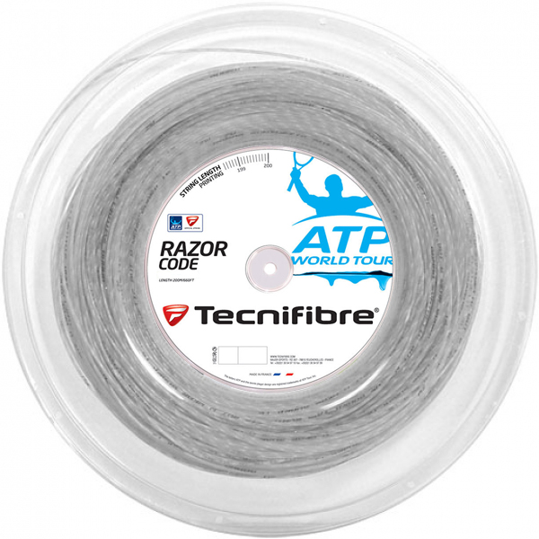 Tecnifibre Razor Code Carbon 16g Tennis String (Reel)