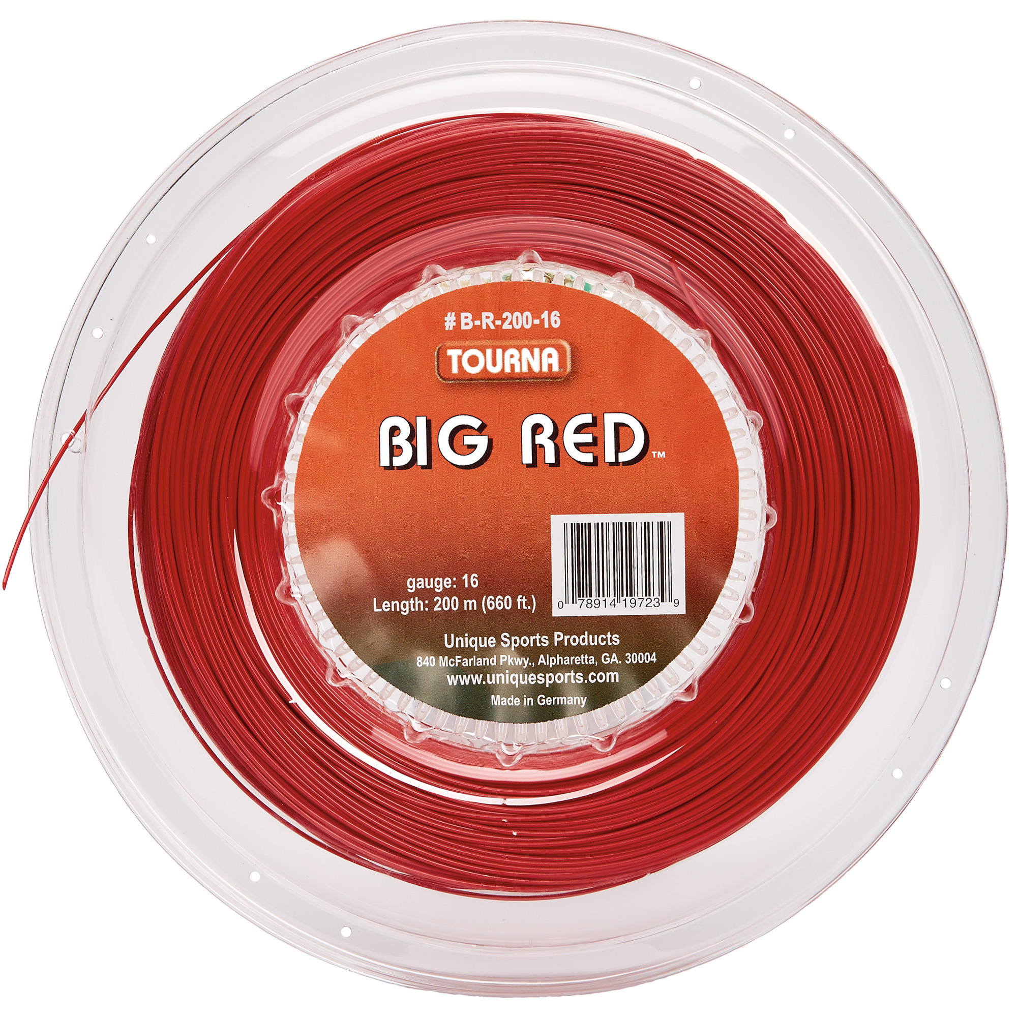 Tourna Big Red 16g Tennis String (Reel)