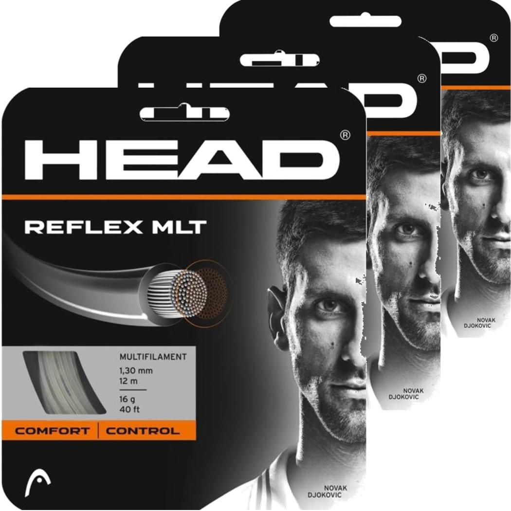 Buy 2, Get 1 Free! Head Reflex MLT 17g Tennis String (Set)
