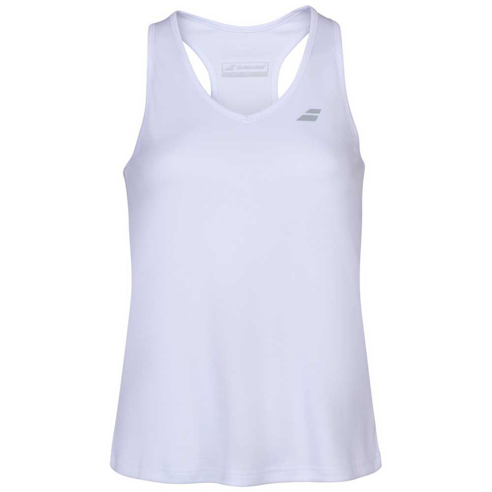 Babolat Women's Play Tennis Tank Top (White/White)