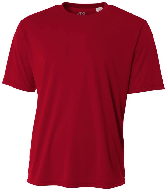 A4 Men's Performance Crew Shirt (Cardinal)