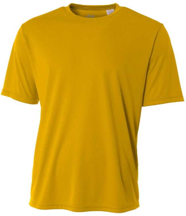 A4 Men's Performance Crew Shirt (Gold)