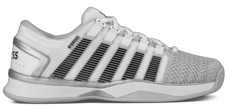 K-Swiss Men&amp;apos;s Hypercourt 2.0 Tennis Shoes (White/Gray/Black)
