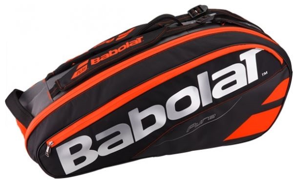 Babolat Pure Racquet Holder 6-Pack (Black/Fluoro Red)