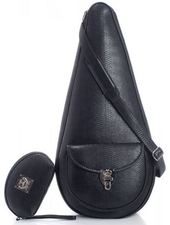 Court Couture Cassanova Perforated Black Tennis Bag