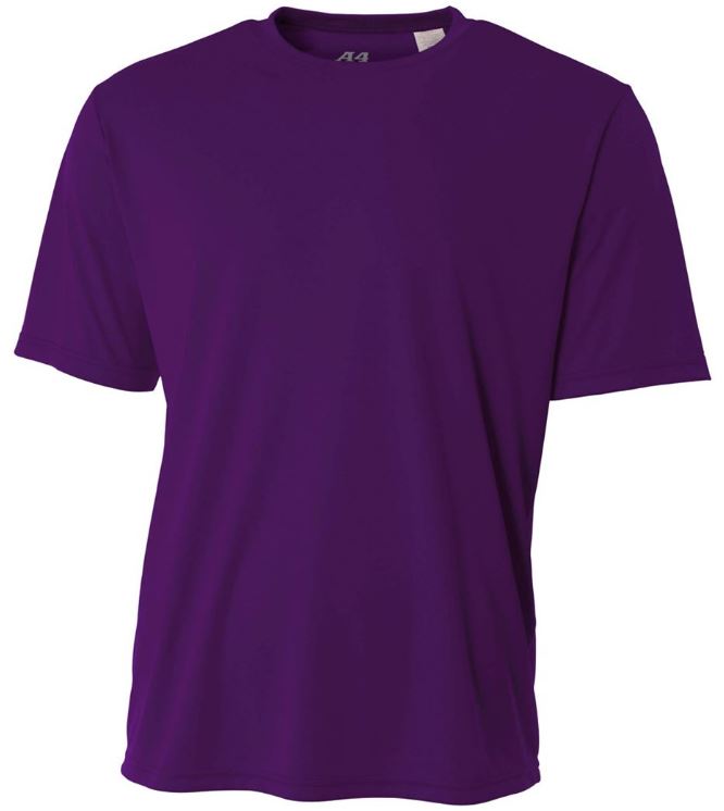 A4 Men's Performance Crew Shirt (Purple)