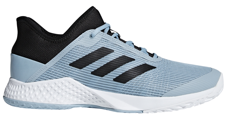 Adidas Men&amp;apos;s Adizero Club Tennis Shoes (Black/Ash Grey)