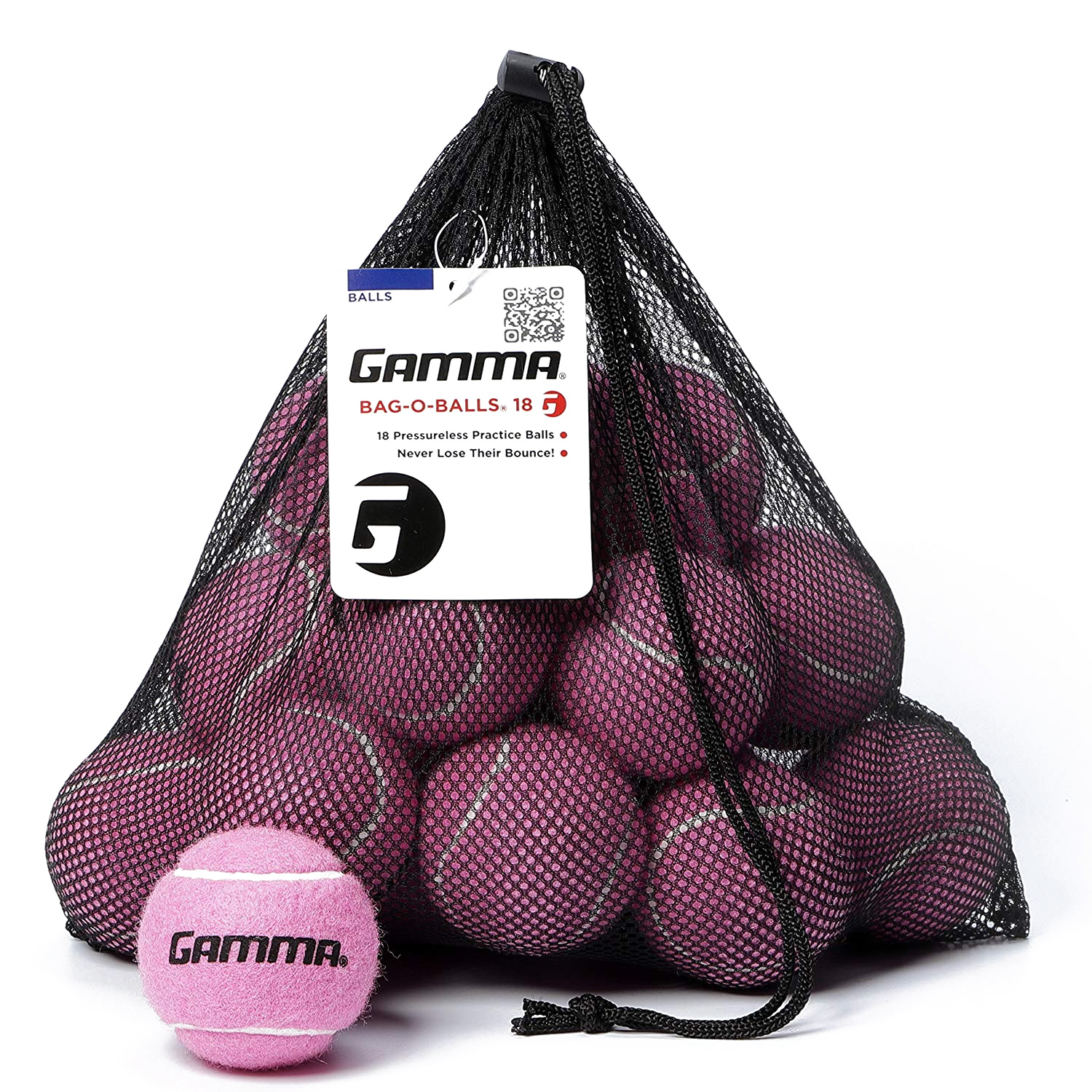 Gamma Pink Pressureless Bag-O-Balls (18 Balls)