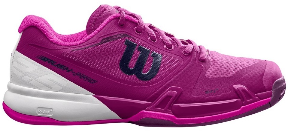 Wilson Women&amp;apos;s Rush Pro 2.5 Tennis Shoes (Very Berry/White/Pink Glow)