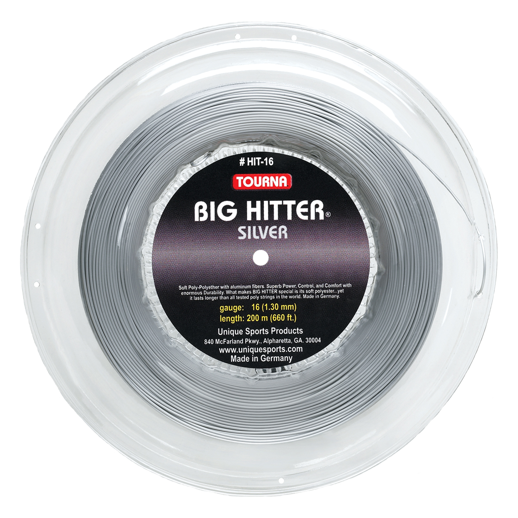 High-quality and user-assured Tourna Big Hitter Silver 18g Tennis String  (Reel) - HEAD shop