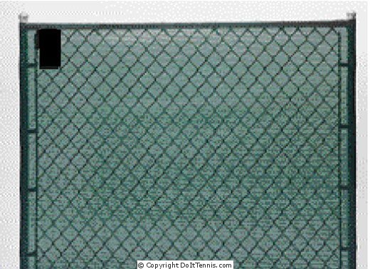 Har-Tru Privacy Screens: 44 Inch x 150&amp;apos; without Hem &amp; Grommets