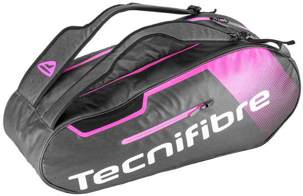 Tecnifibre Rebound 6R Tennis Bag (Black/Pink)