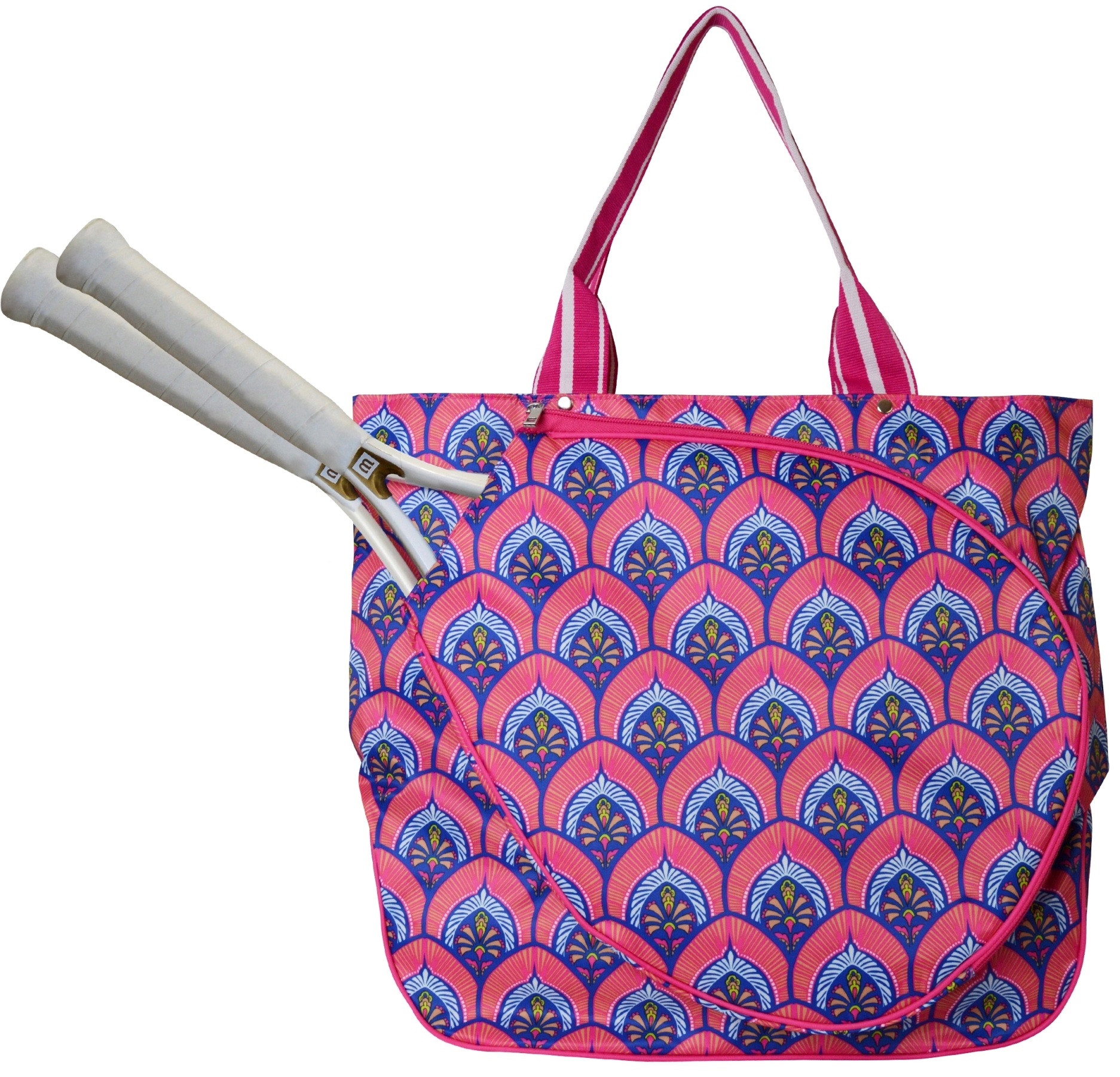 All For Color Bali Blooms Tennis Tote
