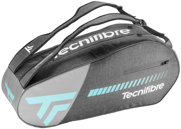 Tecnifibre Tempo 6R Tennis Bag (Grey/Teal)