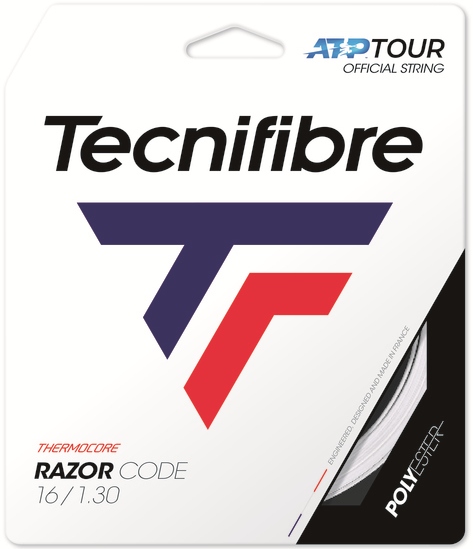 Tecnifibre ATP Razor Code White 16g Tennis String (Set)