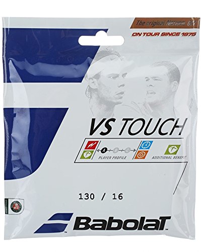 Babolat VS Touch Black 16g Natural Gut Tennis String (Set)